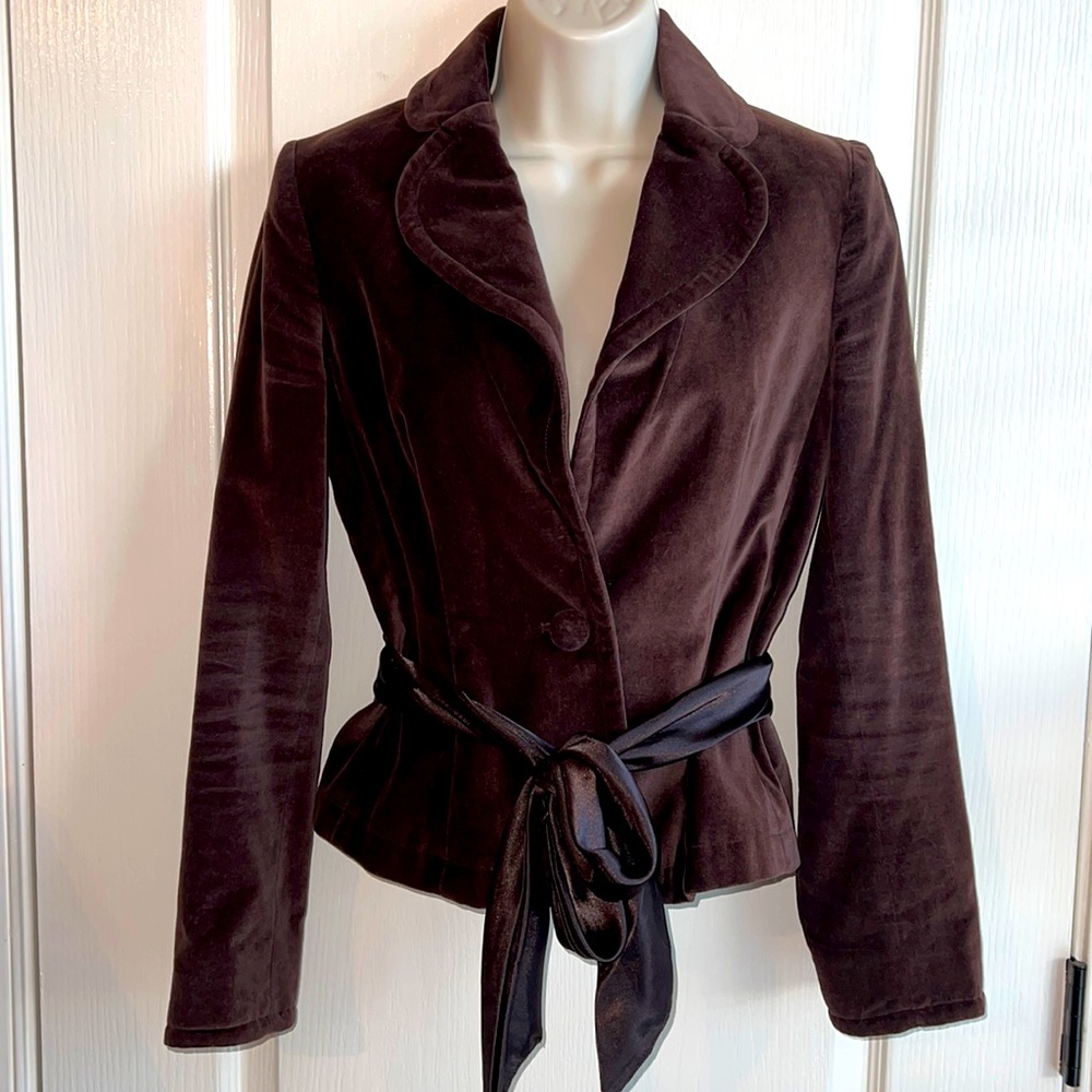Banana Republic Brown Velvet Jacket